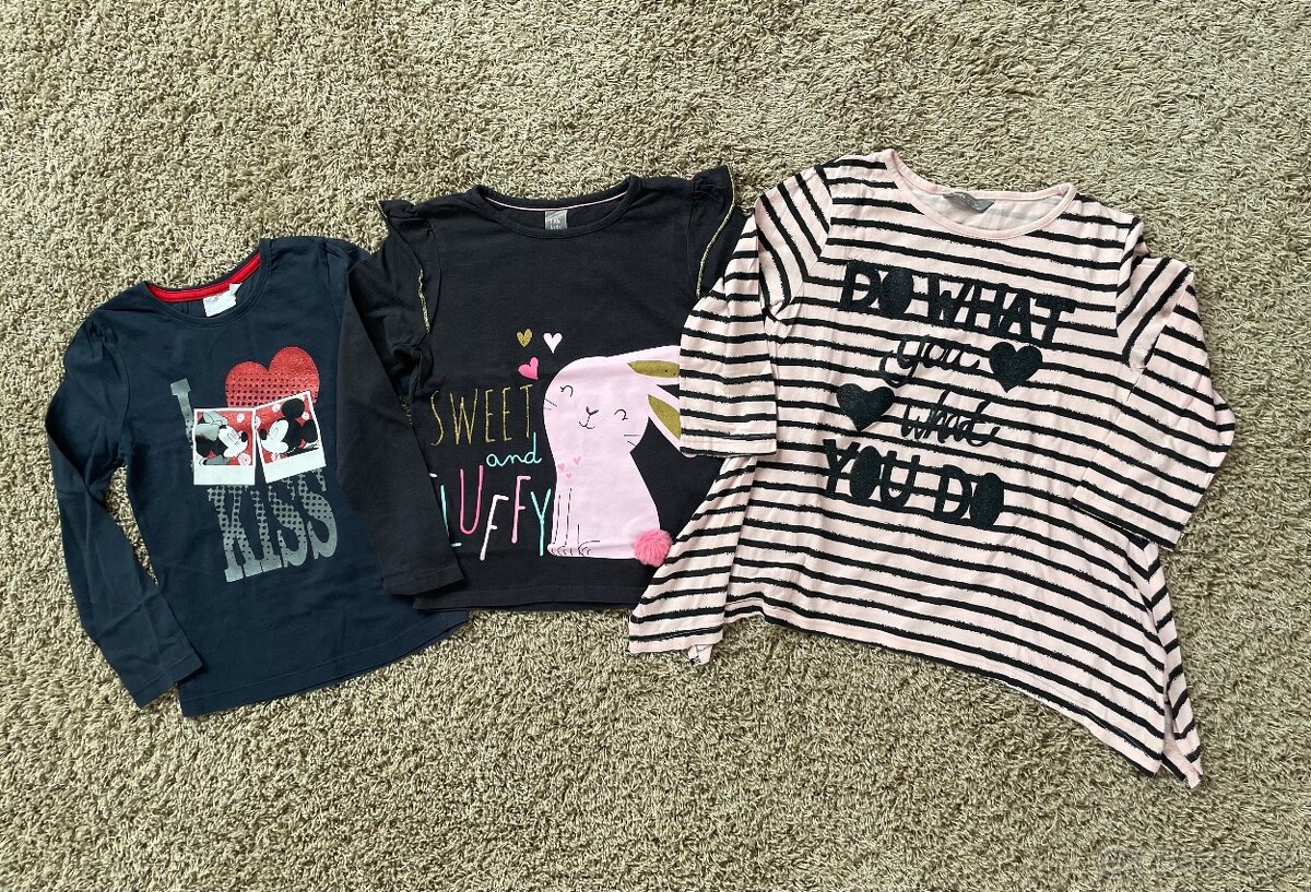 Mix 40ks. oblečení dívka vel. 122/128 - 5