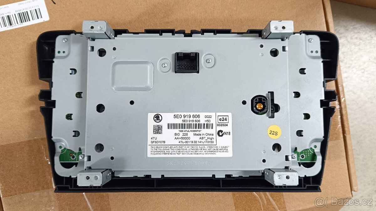 Autorádio Škoda 5E0035020C, 5E0919606 - 5