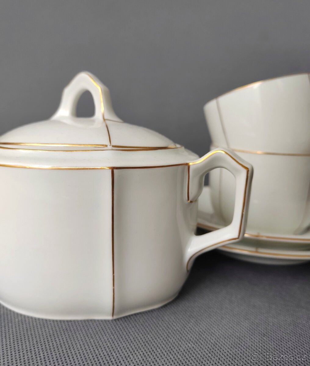 Krásná porcelánová sada Seltmann Weiden Art Deco 1920 rok - 5