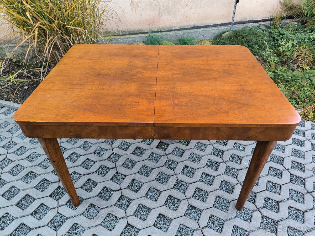 Art Deco jídelní rozkládací stůl Jindřich Halabala - 5