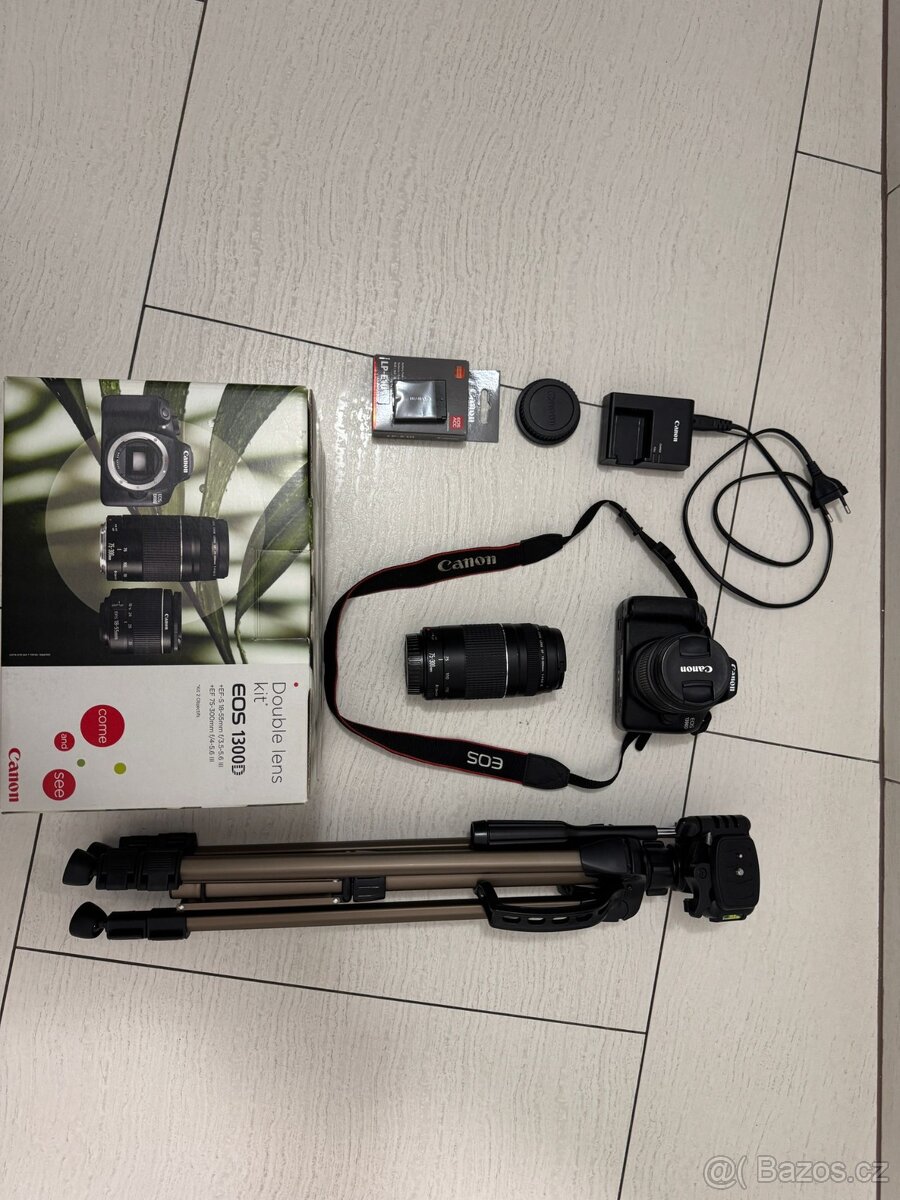 Fotoaparát zrcadlový Canon EOS 1300D SET - 5