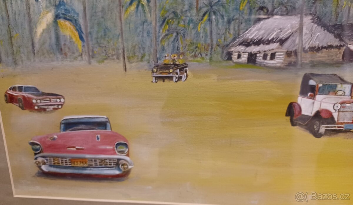 Jindřich Kocourek.Olejomalba na desce. - 5