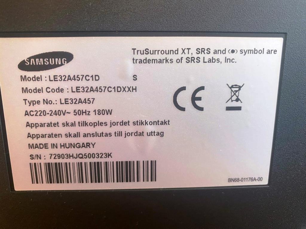 Samsung le32a4857c1d - 5