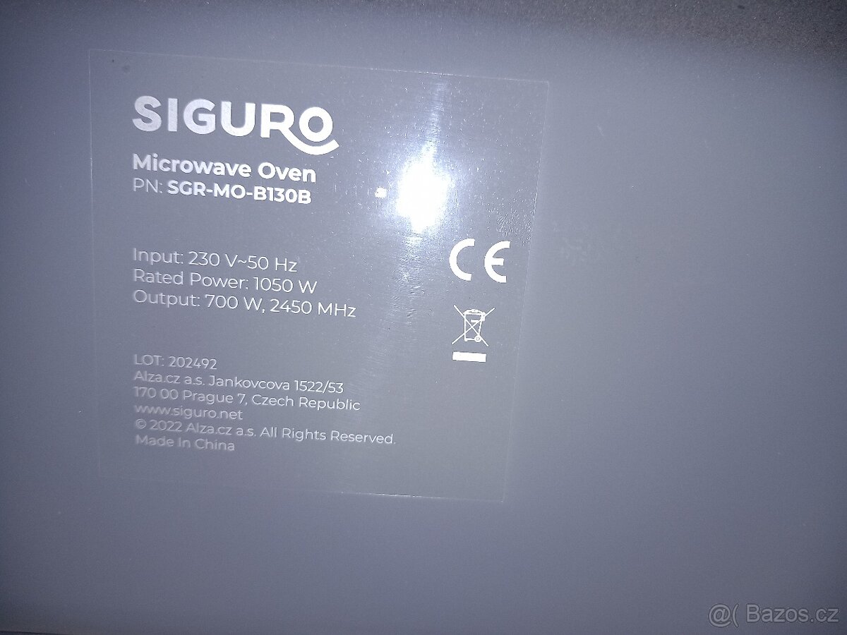 Mikrovlnná trouba Siguro MO-B130B Element - 5