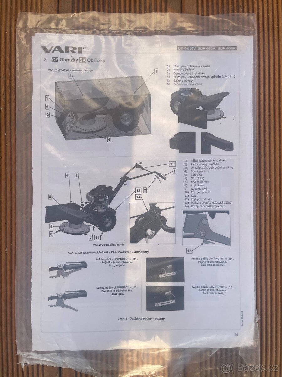 Bubnová sekačka - Vari systém - 5