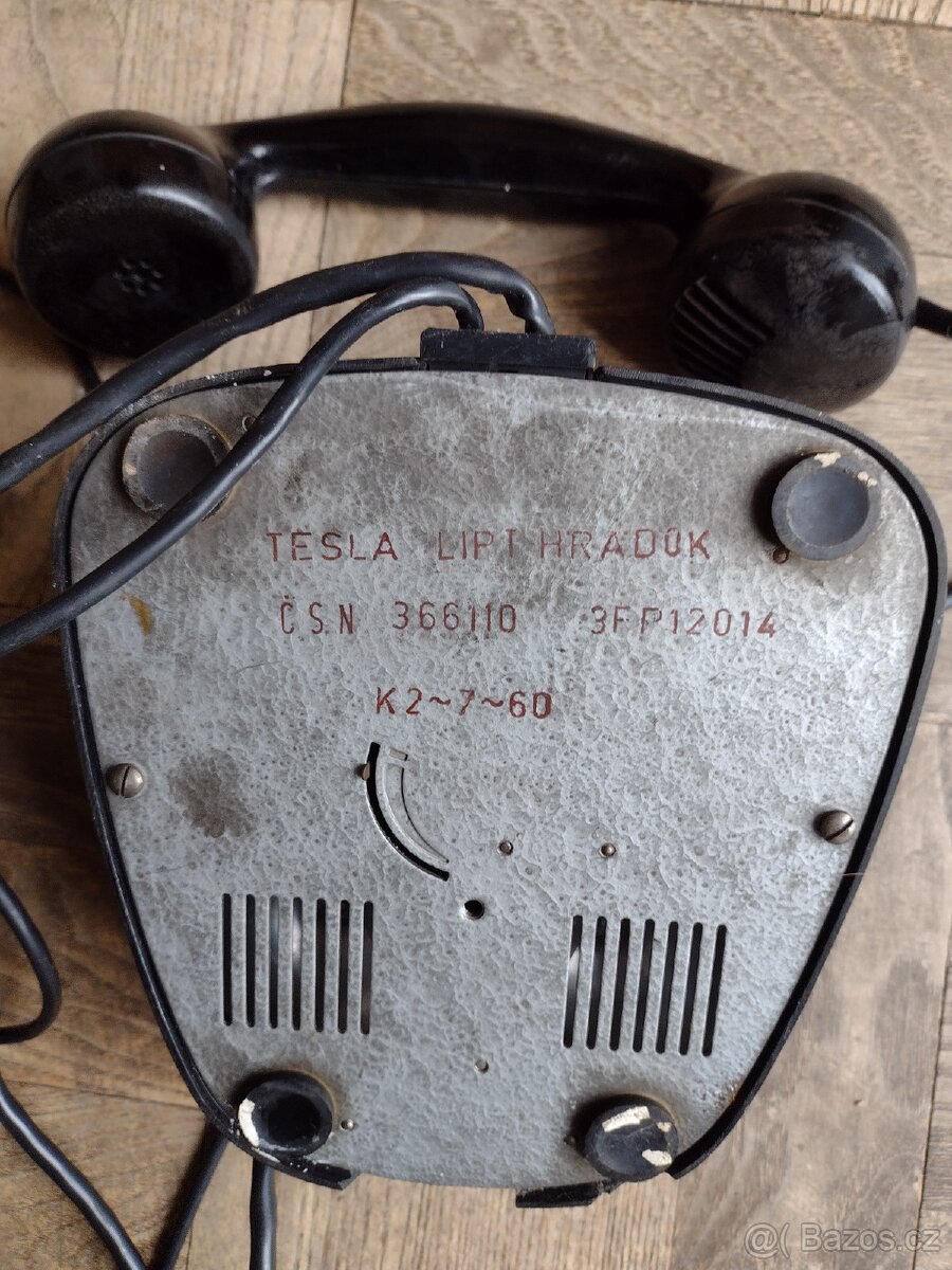 Telefon Tesla - stolní vytáčecí - 5