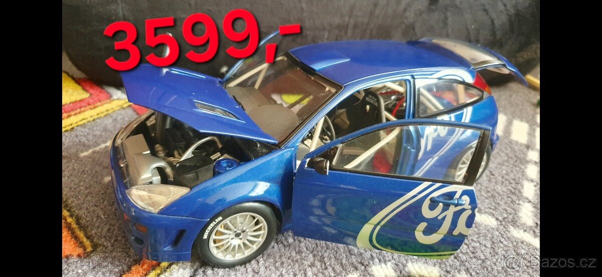 Ruzne druhy Ford Focua wrc 1:18 rally ,otviraci raritni kusy - 5