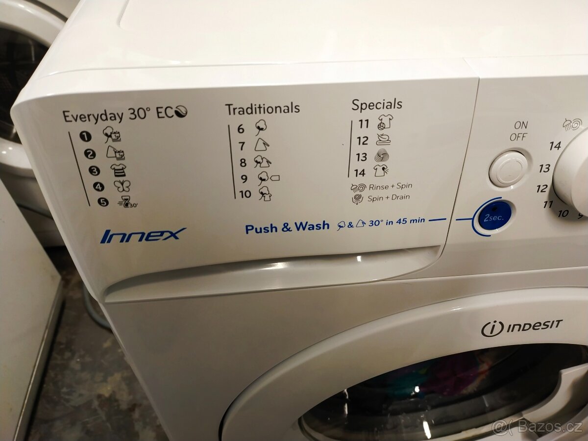 Prodám plně funkční pračku zn. Indesit 6 kg ---Dovezu - 5