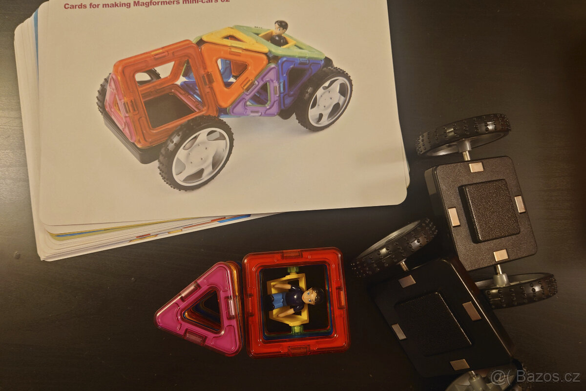 Magformers dvě sady, celkem 46 dílků s návody - 5