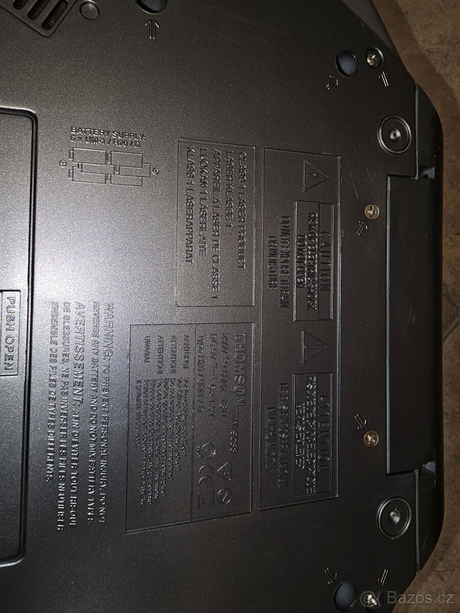 Rádio s CD a kazetovým přehrávačem THOMSON TM9038 - 5