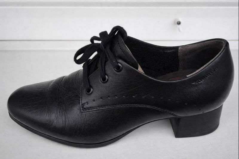 Podzimní kožené lodičky polobotky Tamaris vel. 40 - 5