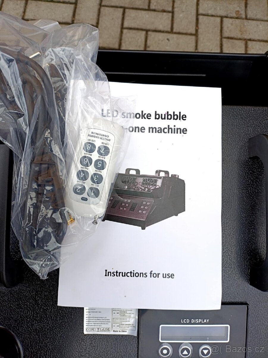 Profi Bublifuk + mlha 1500 Wat +LED RGB - 5