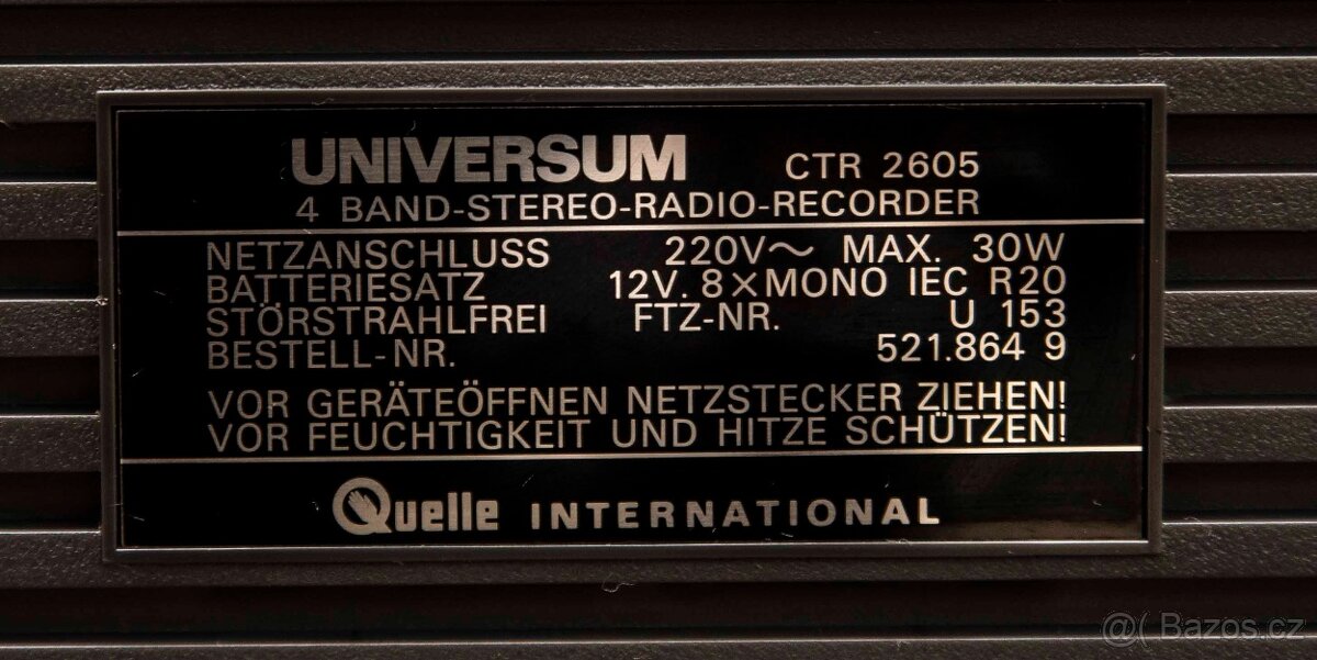 UNIVERSUM CTR 2605 - 5