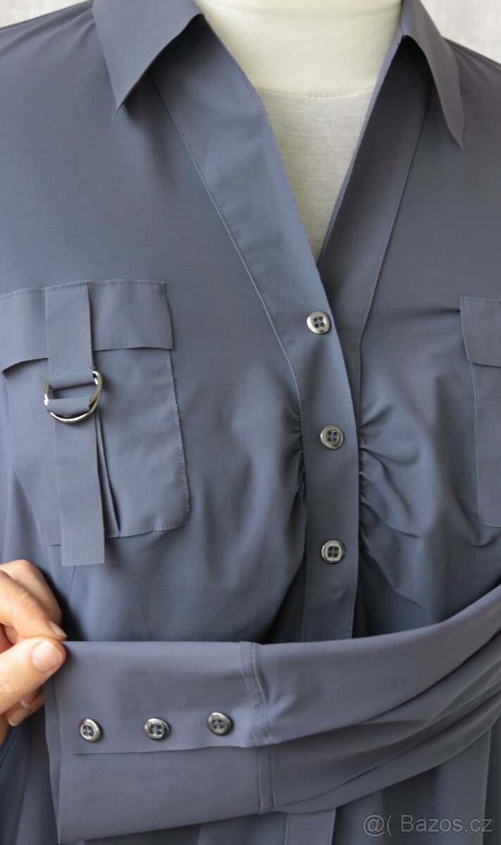 Neuvěřitelně elastická košile Marks&Spencer vel.48 - 5