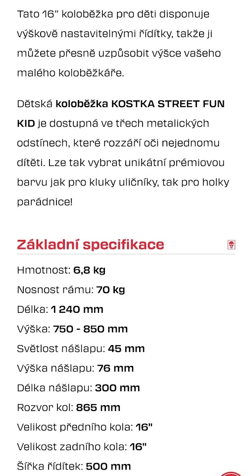 Koloběžka Kostka - 5