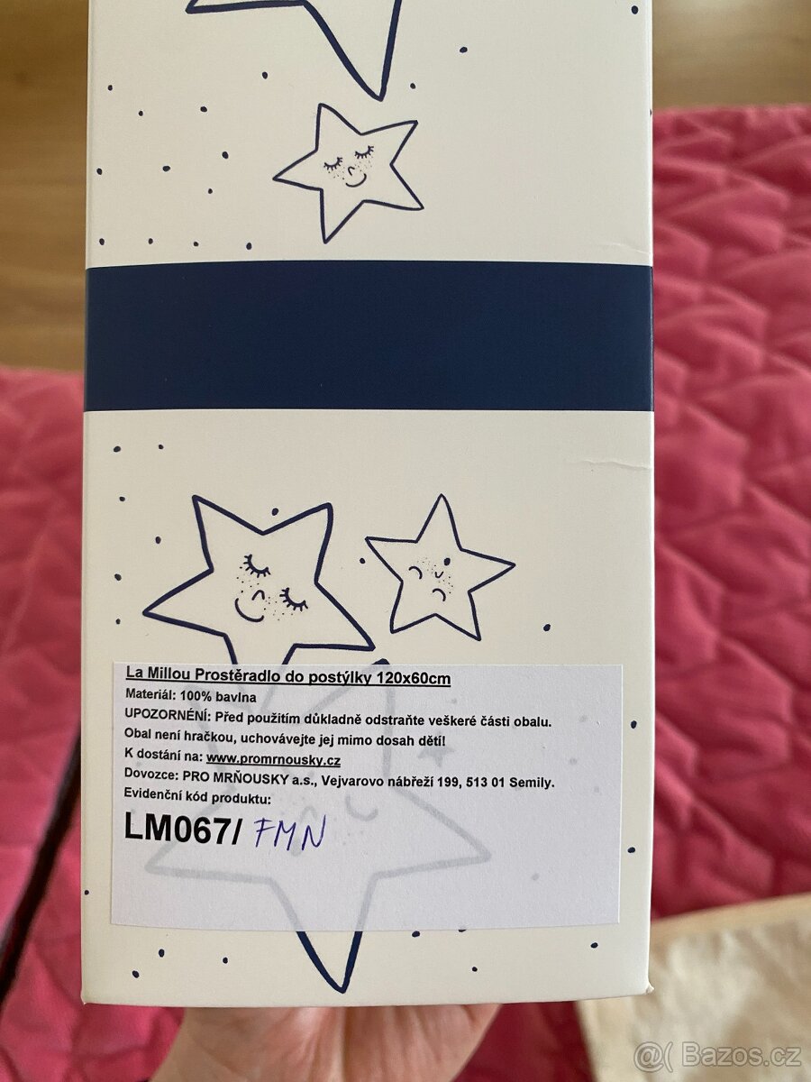 Set do postýlky La Millou sada polštářku, deky a prostěradla - 5