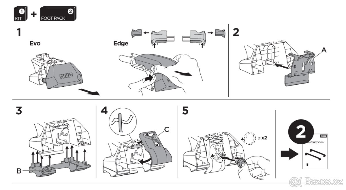 Thule kit 6045 pro Audi Q5 a Q5 Sportback - 5