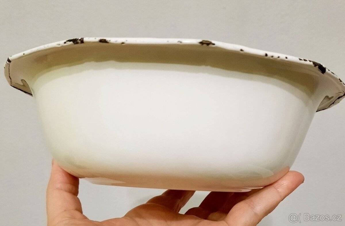 Smaltovaná retro miska - 5
