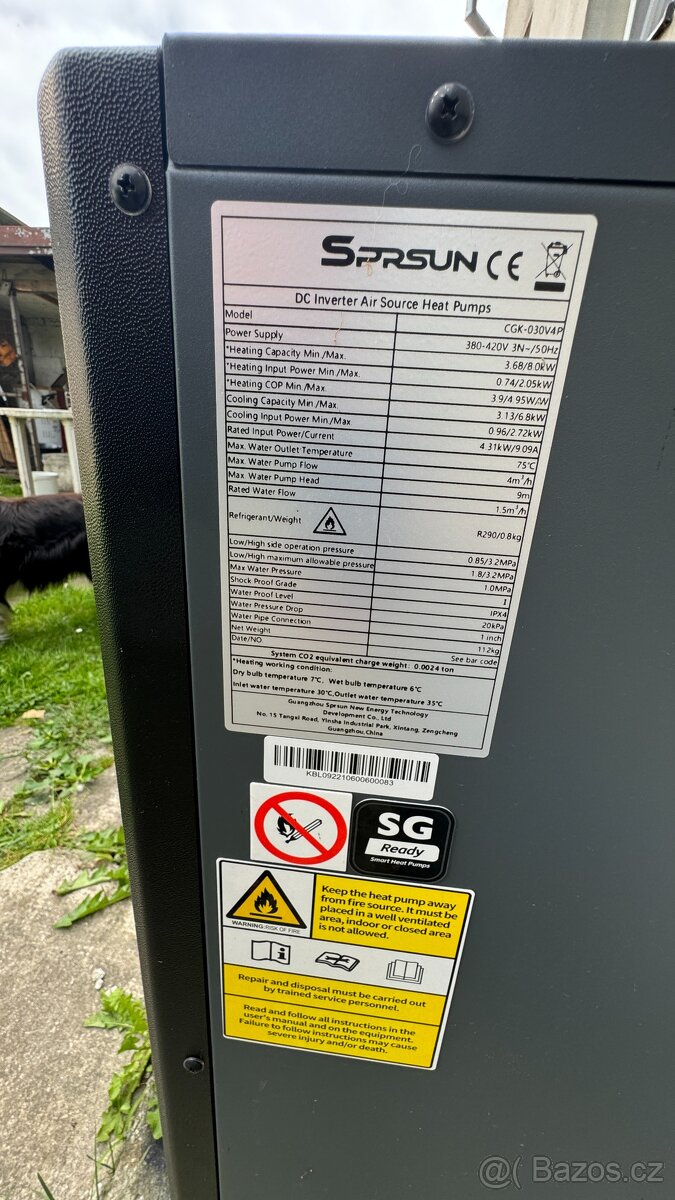 Tepelné čerpadlo Sprsun R290 Forestpro 11 kW - 5