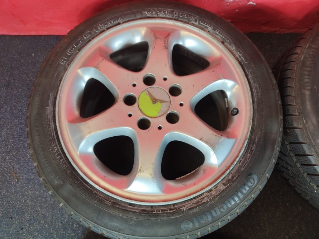 ALU disky originál Mercedes 5x112 R16 7,5Jx16H ET 42 se zimn - 5