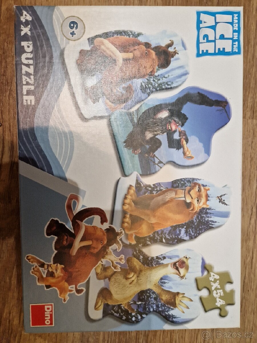Puzzle Doba ledová-4 obrázky - 5