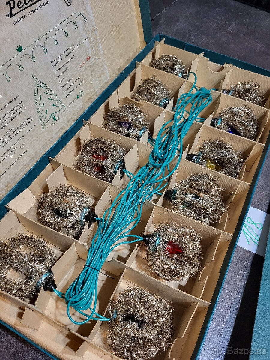 Retro vánoční osvětlení 108 - 5