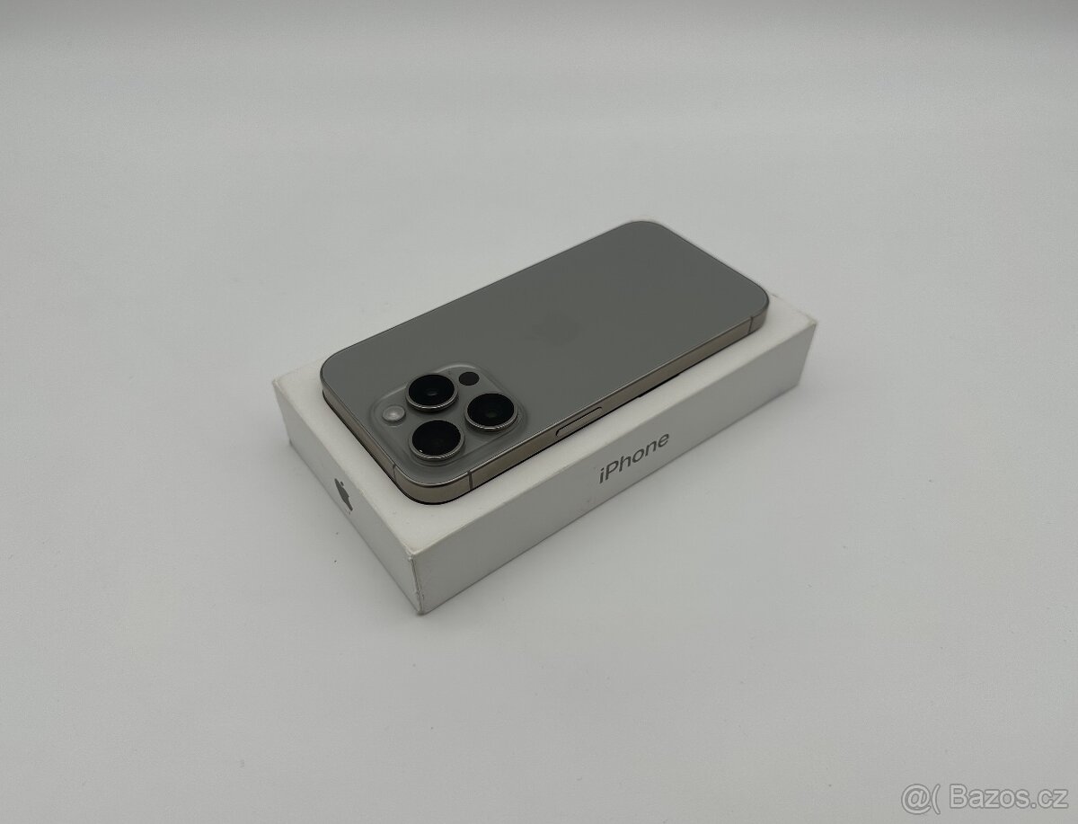 iPhone 15 Pro 128GB Natural Titanium + ZÁRUKA - 5
