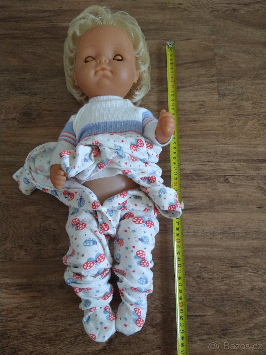 Velká retro panenka mrkačka - 5
