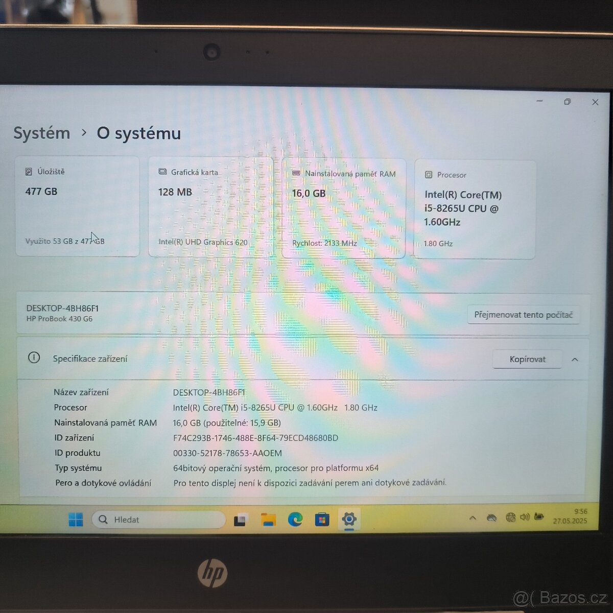 HP Probook 430 G6 (i5 8265U, 16GB Ram) - 5