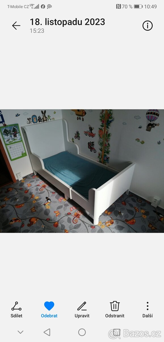 Dětská rozkládací postel Ikea - 5