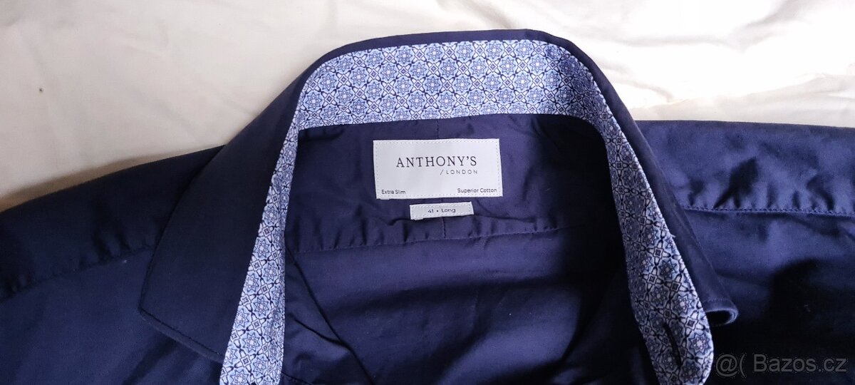 Luxusní košile Anthony's London 41 Long Extra Slim PC 2.600 - 5