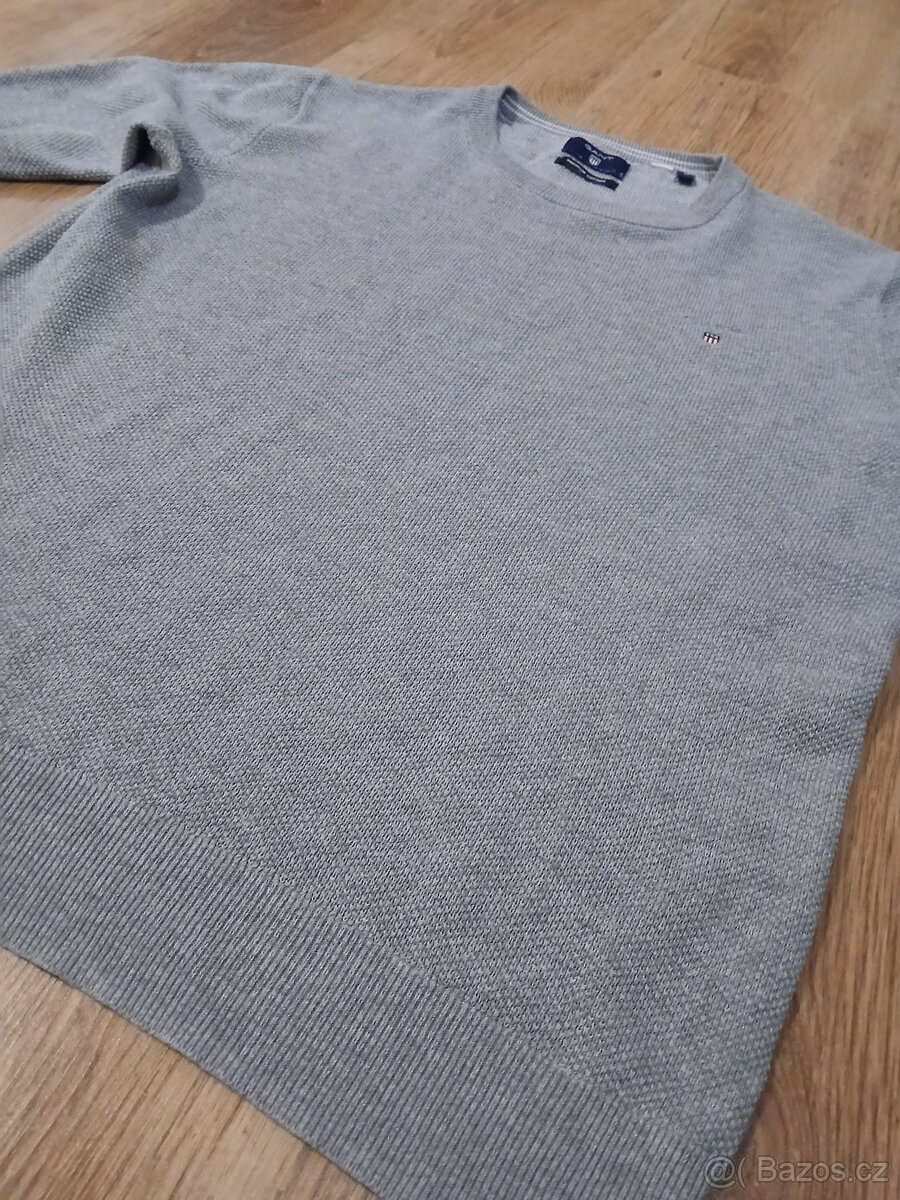 Pánský lehký svetr Gant vel. M - L - 5