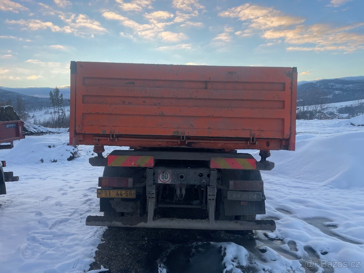 Man LE 18.220 B, 4x4, 3 stranný sklápěč - 5