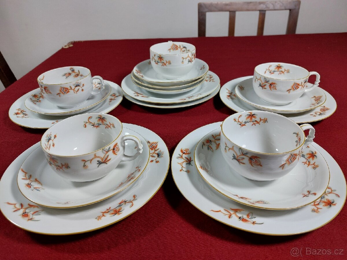 Starý porcelán servis Art Deco - 5