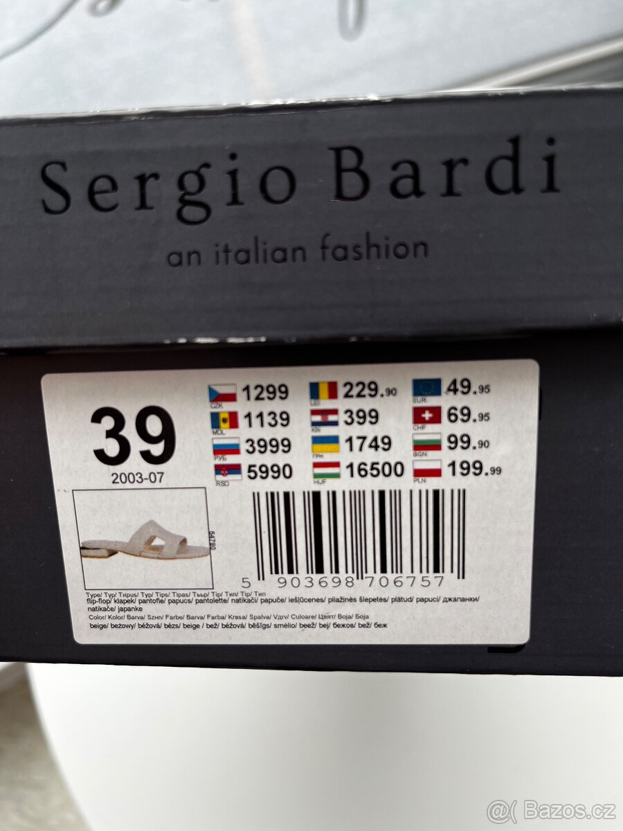 Dámské kožené pantofle 39 - 5