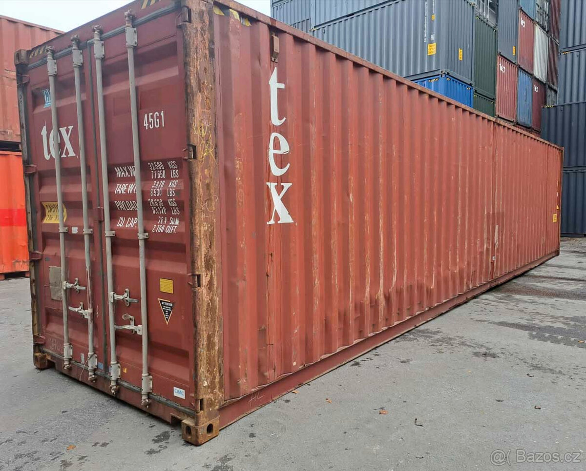 Lodní kontejner 20"a 40", top stav, Praha, Brno, Ostrava - 5