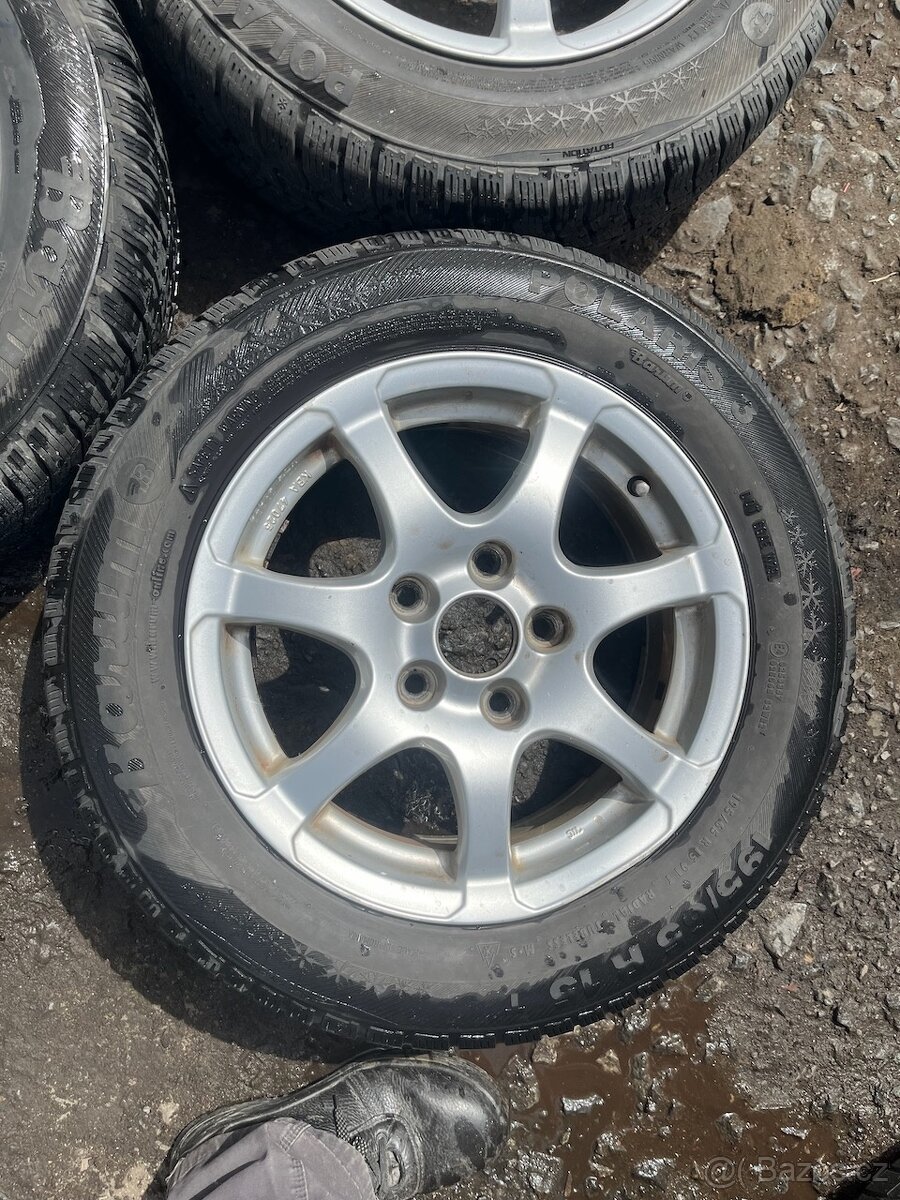 15" ALU kola BORBET 5x114,3 R15 zimní - 5