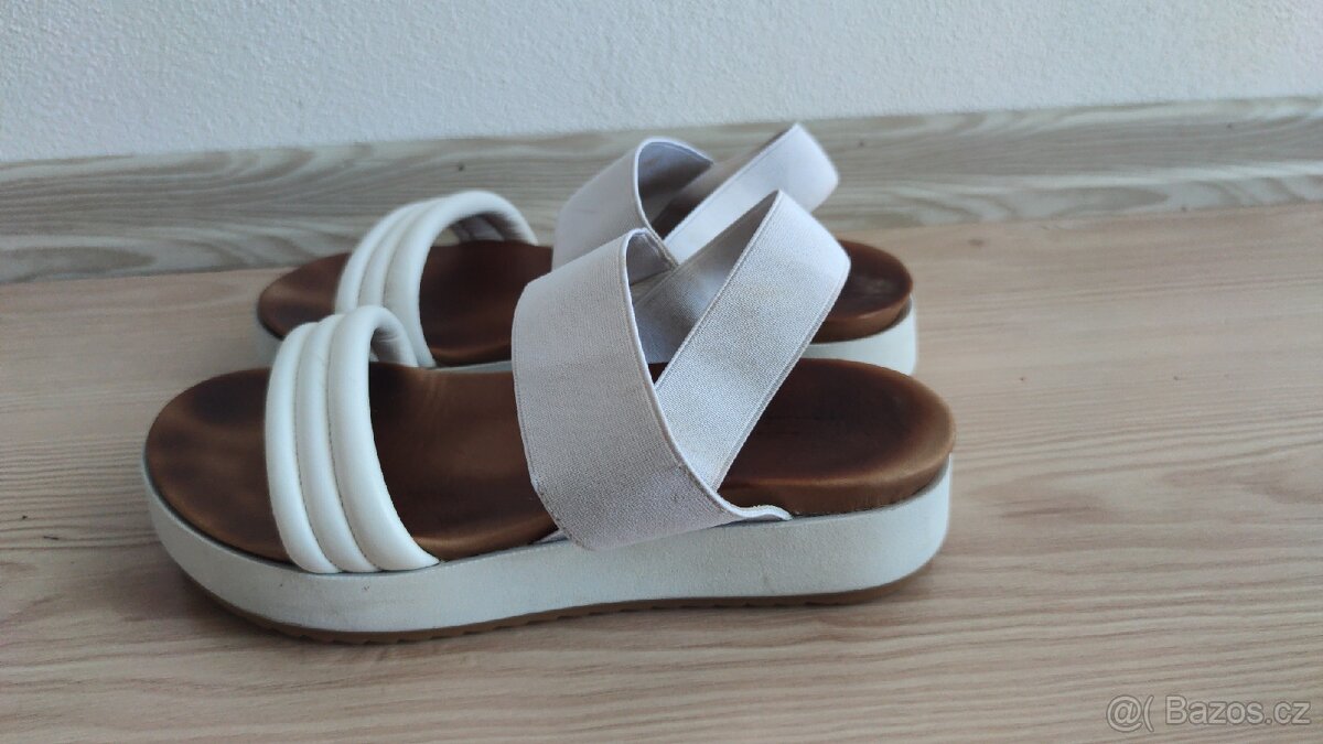 Bílé sandály 38 inuovo - 5