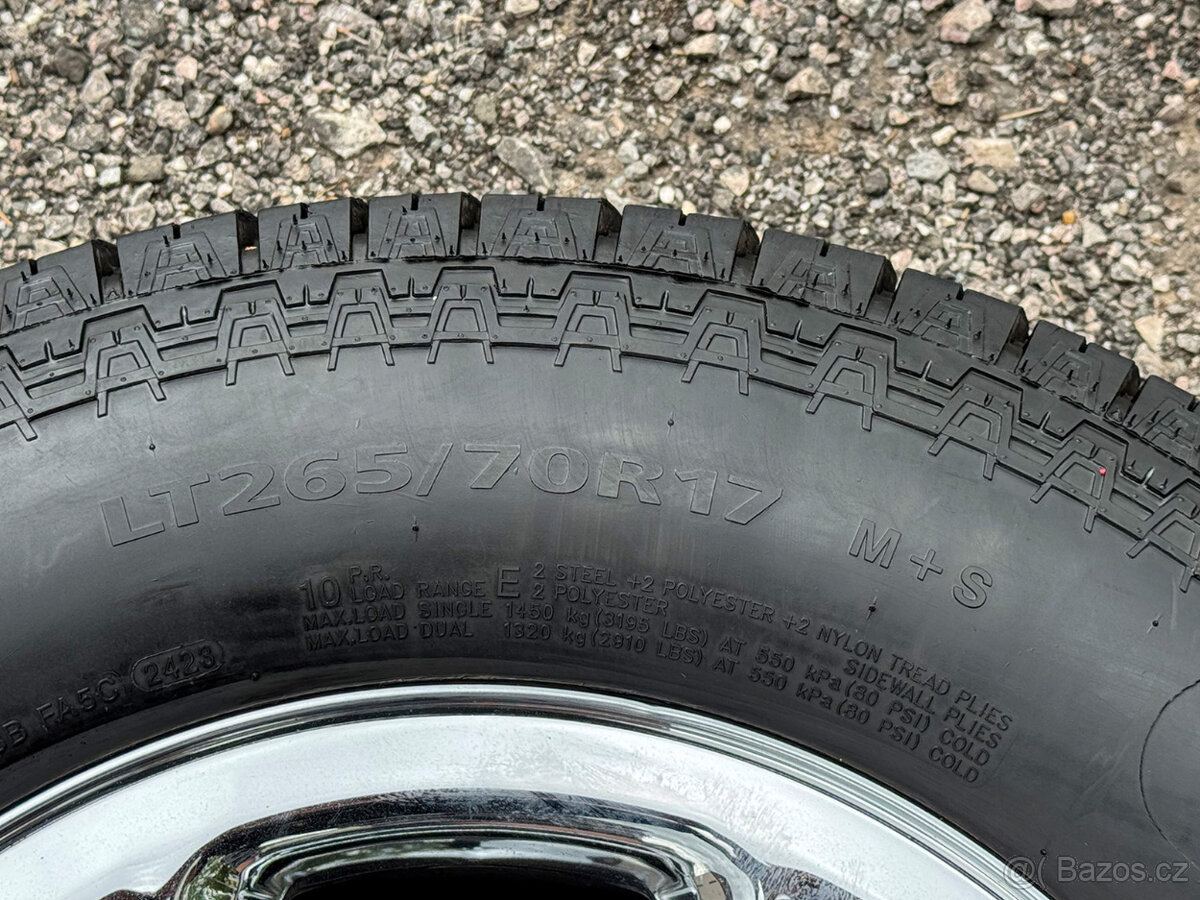 17" 8x165 DODGE RAM 2500 3500 CHROM ORIGINÁL - 5