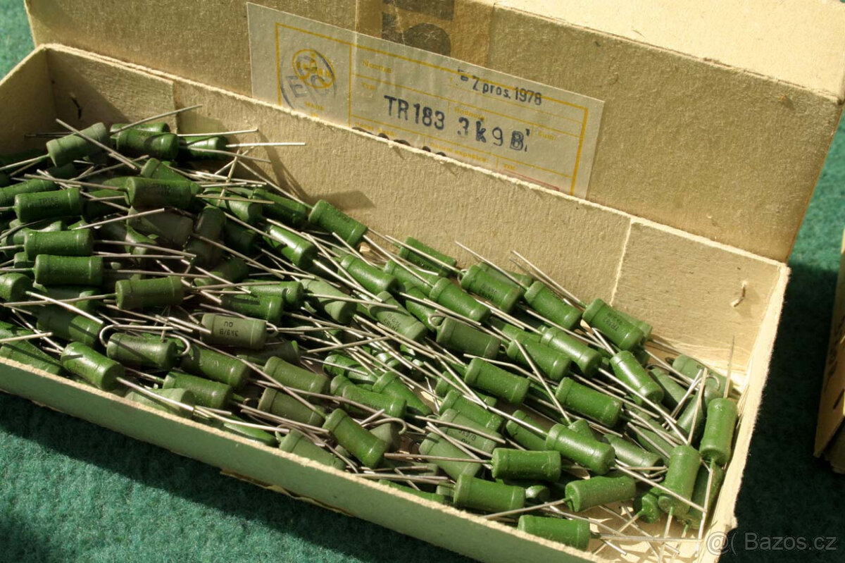 Nové rezistory,odpory,diody Tesla TRxxx viz seznam - 5