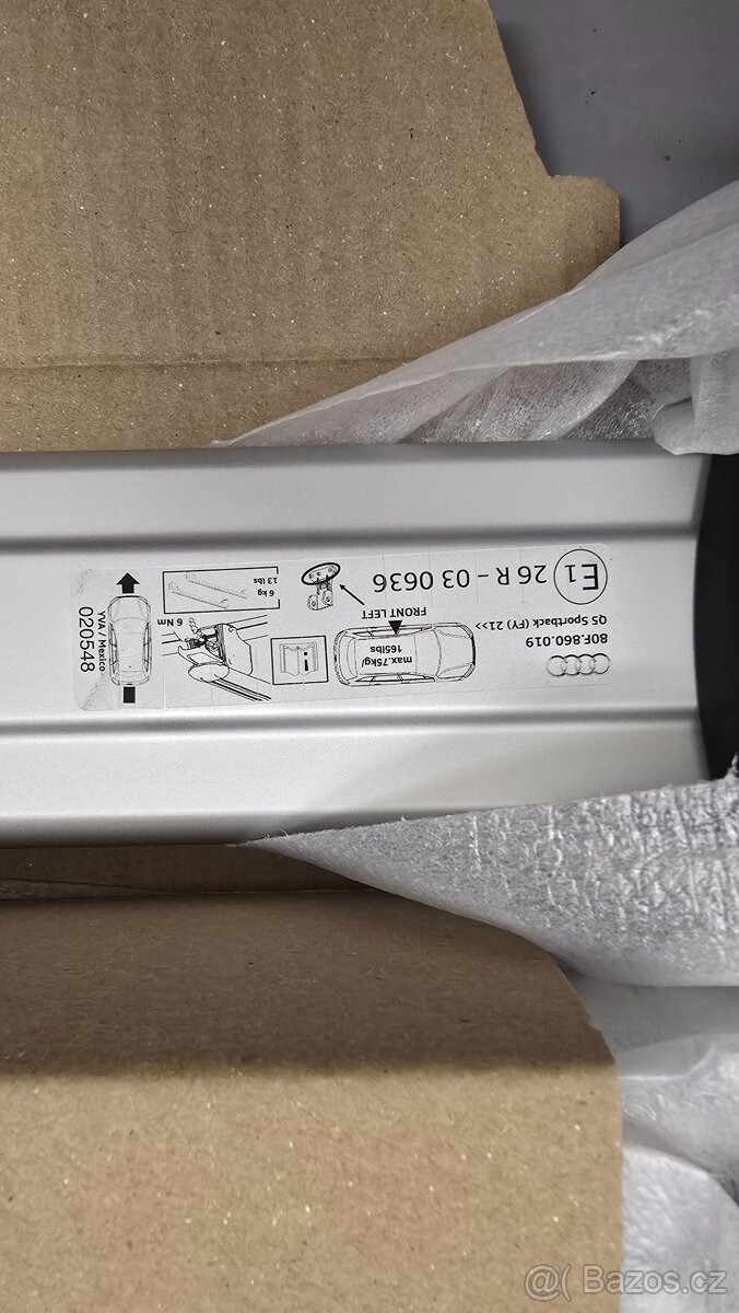 Nové originální střešní příčníky, nosiče na AUDI Q5 II. SB - 5