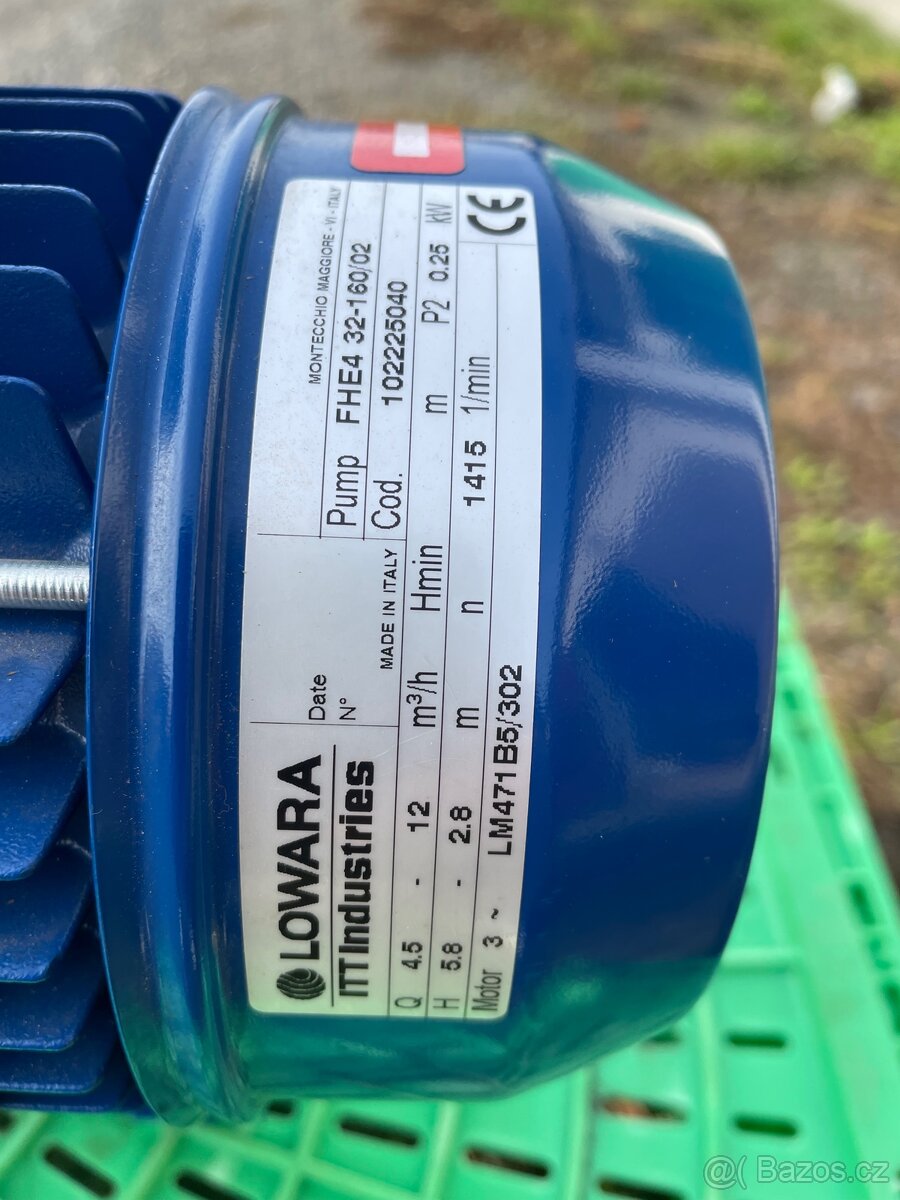 Čerpadlo LOWARA FHE4 32-160/02 - 5
