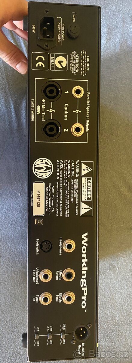 Basový zesilovač Behringer ULTRABASS WorkingPro 400 - 5