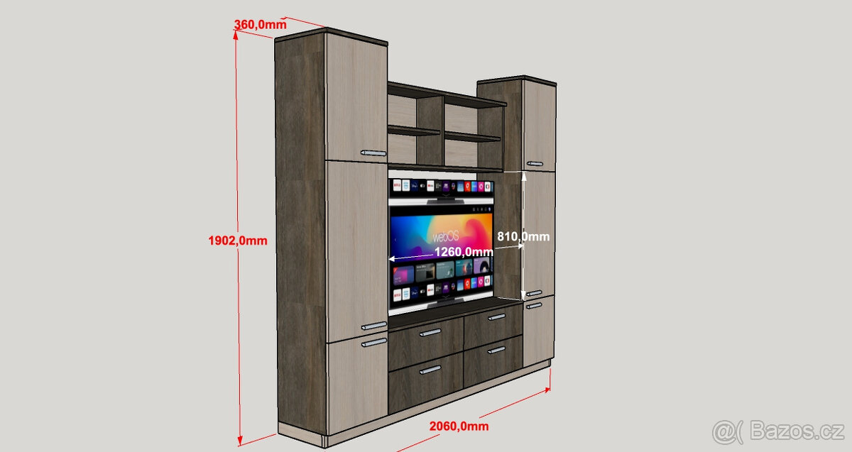 Obývací stěna - 5