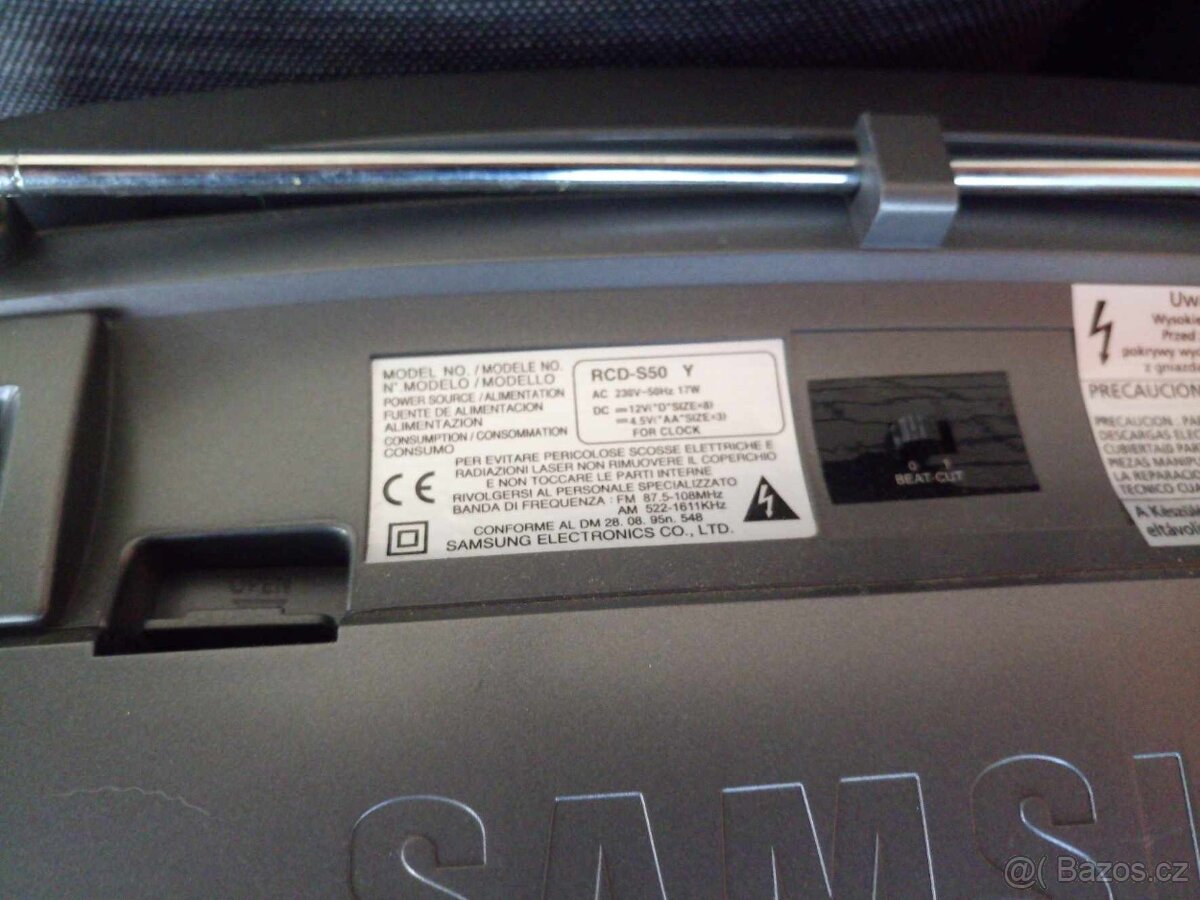 Boombox Samsung RCD-S50 Y - 5