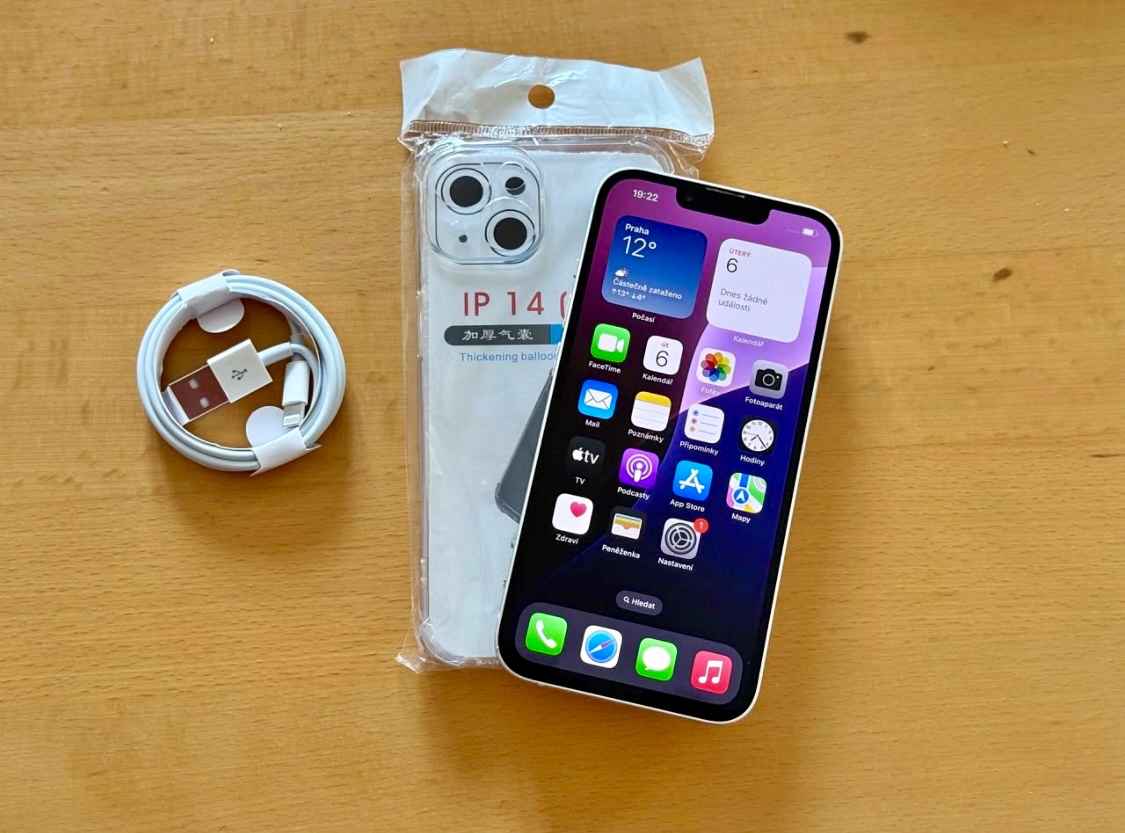 iPhone 14 Bílá BATERIE 100% TOP - 5