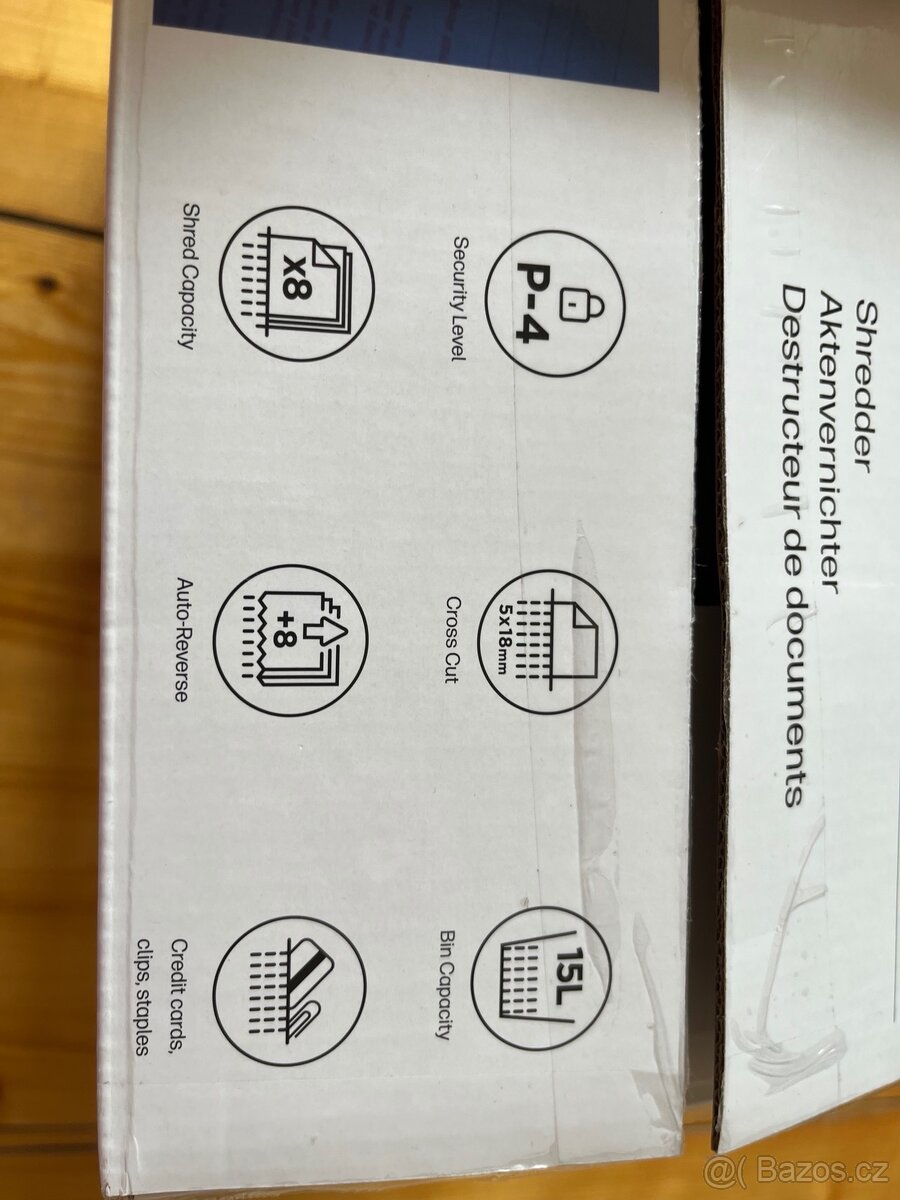 Skartovačka HP OneShred 8CC NOVÁ - 5
