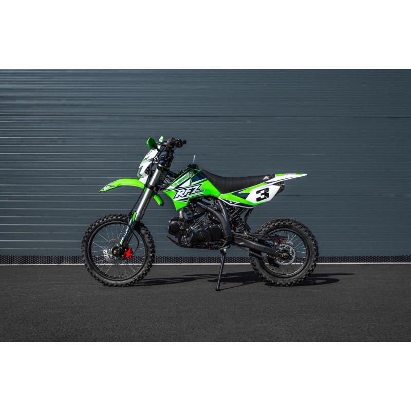Pitbike Leramotors Jaguar 125ccm, kola 17/14, zelená