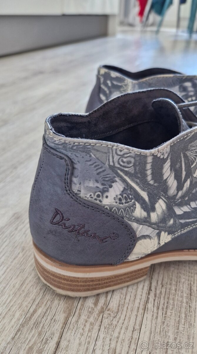 Kotníčkové boty Distanc, světle modré - 5