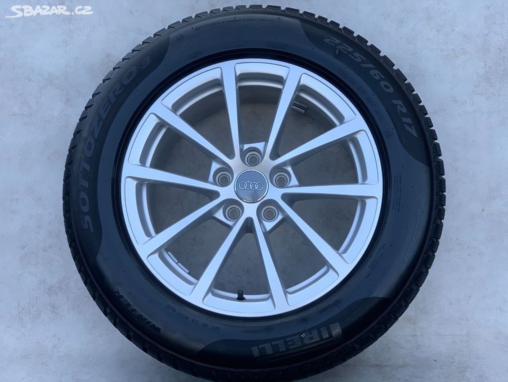 Originální kola AUDI A6 5x112 R17 ZIMNÍ PNEU č.H17 - 5